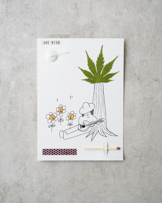 Wish Card - Maple Leaf Tree
