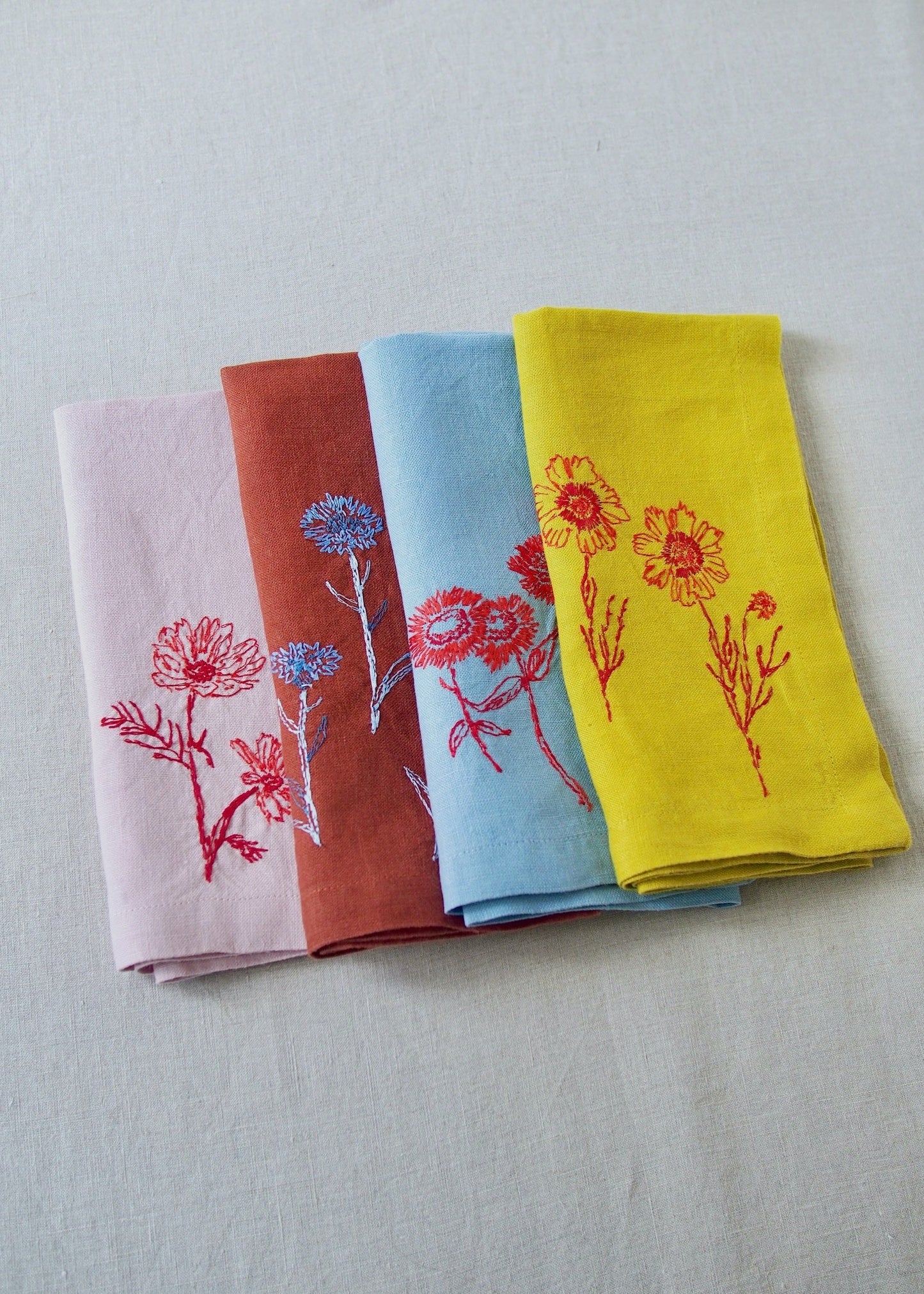 Blue Linen Napkin