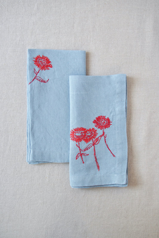 Blue Linen Napkin