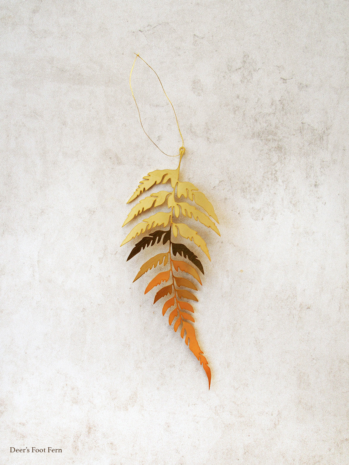 Brass Fern Ornaments