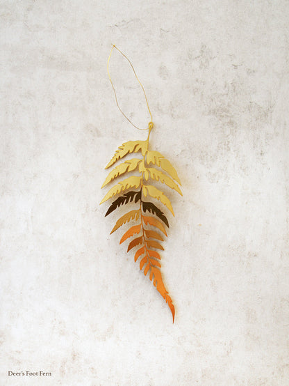 Brass Fern Ornaments