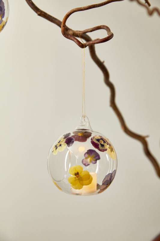 Pressed Flower Baubles