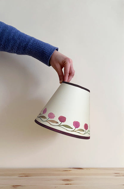 'Roses' Hand Painted Lampshade