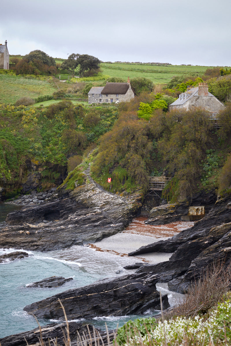 Flower Pressing Workshop at Prussia Cove, Cornwall, 29th April