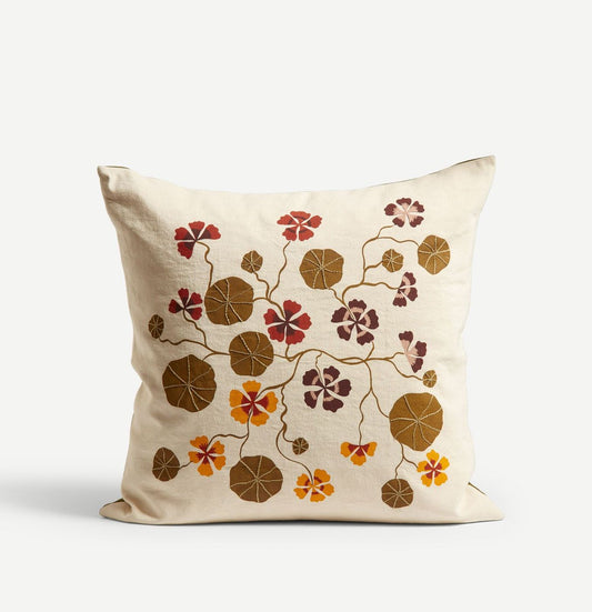 Nasturtium Cushion