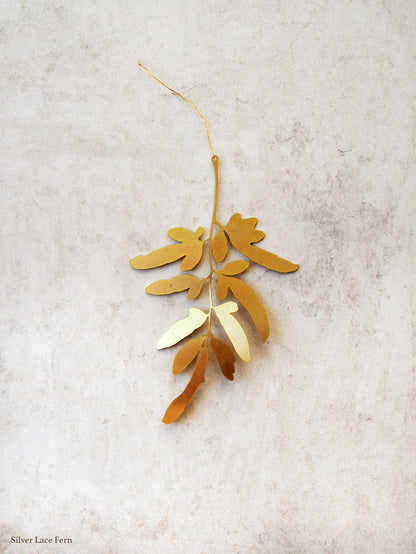 Brass Fern Ornaments